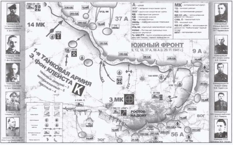 Освобождение Ростова 2729 ноября 1941 Источник Матишов ГГ Афанасенко - фото 66