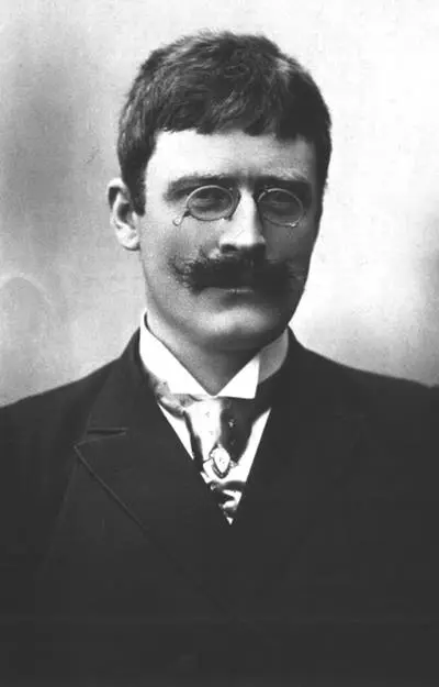 Кнут Гамсун 1899 г Карикатура на Гамсуна ниспровергавшего в своих лекциях - фото 8