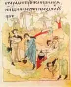 7 Миниатюра из рукописи 1648 г Житие Антония Сийского Коллективный труд в - фото 219