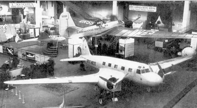 АНТ35 на Парижском авиасалоне ноябрь 1936 г ДИ8 АНТ46 многоместный - фото 76