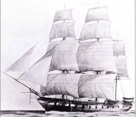 Cumberland был спущен па воду как фрегат но в 1856 г его переделали в шлюп - фото 43