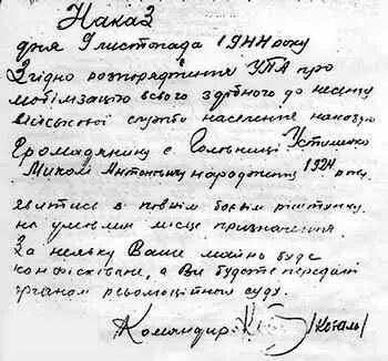 2 Решение полевого суда ОУНУПА по делу казака Ризиканта обвиняемого в - фото 12