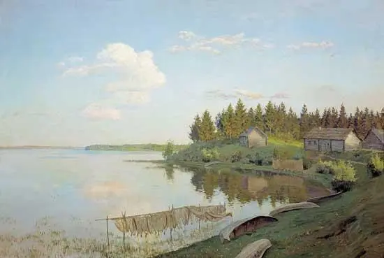 И И Левитан На озере Тверская губерния 1893 г Саратовский - фото 1