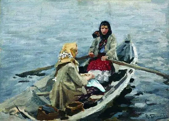 А С Степанов В лодке Этюд Частное собрание В картине Ранняя весна - фото 16