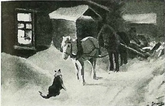 А С Степанов Лошади у освещенного окна 19111914 гг Частное собрание г - фото 17