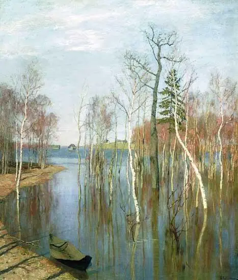 И И Левитан Весна большая вода 1897 г Государственная Третьяковская - фото 7