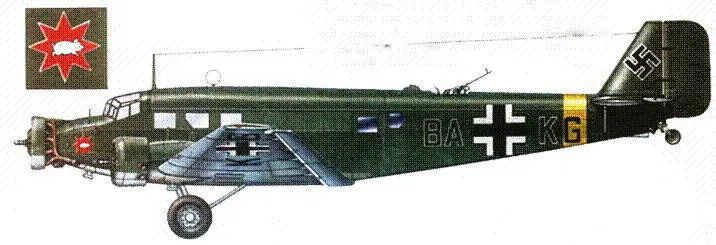 BAKG Ju523m g5e trop из TG 3 1942 г 3 я транспортная группа люфтваффе - фото 141