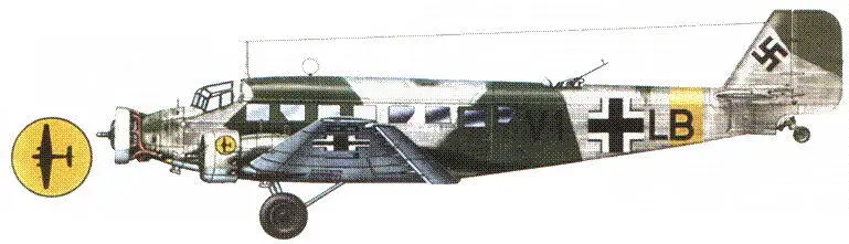 Ju523m g7e VlLP 7го воздушного корпуса Восточный фронт зима 19421943 - фото 145