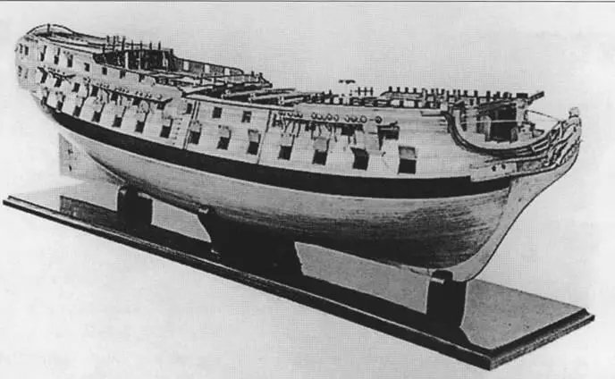 Модель 74пушечного линейного корабля 3го ранга HMS Egmont относящегося к так - фото 12