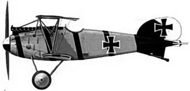 6 Альбатрос D III Курта Вустхоффа Jasta 4 лето 1917 г Вустхофф летал - фото 28