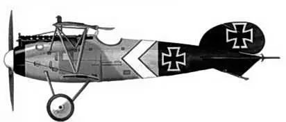 17 Альбатрос D V лейтенанта Ульриха Никиля Jasta 12 1917 г - фото 73