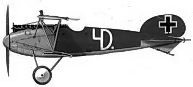 20 Альбатрос D V Одивера фон БюлюМаркони Jasta 15 1917 г В окраске - фото 76