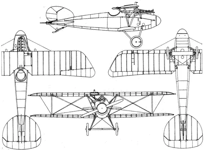 Albatros D V 1 Альбатрос D II D 172416 лейтенанта Карла Эмиля Шафира - фото 143