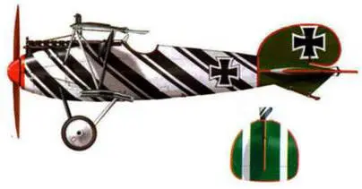 9 Альбатрос D V вице фельдфебеля Фрица Рими Jasta 5 1917 г 10 - фото 152
