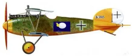 42 Альбатрос D Va D581415 Герхарда Губрича Seefrosta 1 лето 1918 г - фото 184