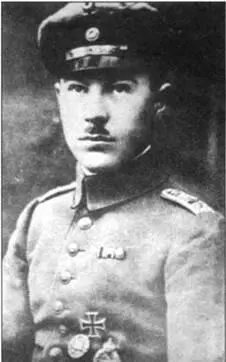 Лейтенант Пауль Штрахле в 19171918 гг служил в 18м и 57м стаффелях - фото 123