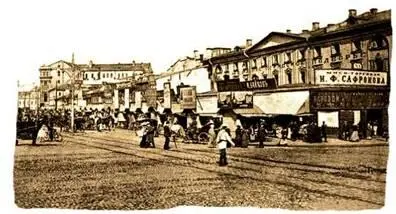 Охотный ряд Начало ХХ в Товары в палатках мясо молочные поросята битая - фото 73