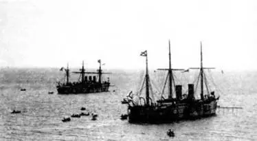 Владимир Мономах в Чифу Апрель 1895 г С 1894 г Дмитрий Донской и - фото 14