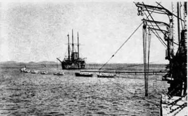 Владимир Мономах в Чифу в Апреле 1895 г два фото вверху и во время - фото 16