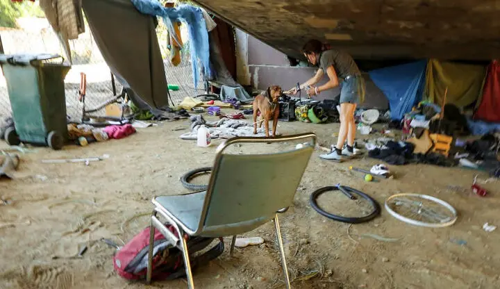 Лагерь бездомных в СанХосе фото businessinsidercom - фото 57