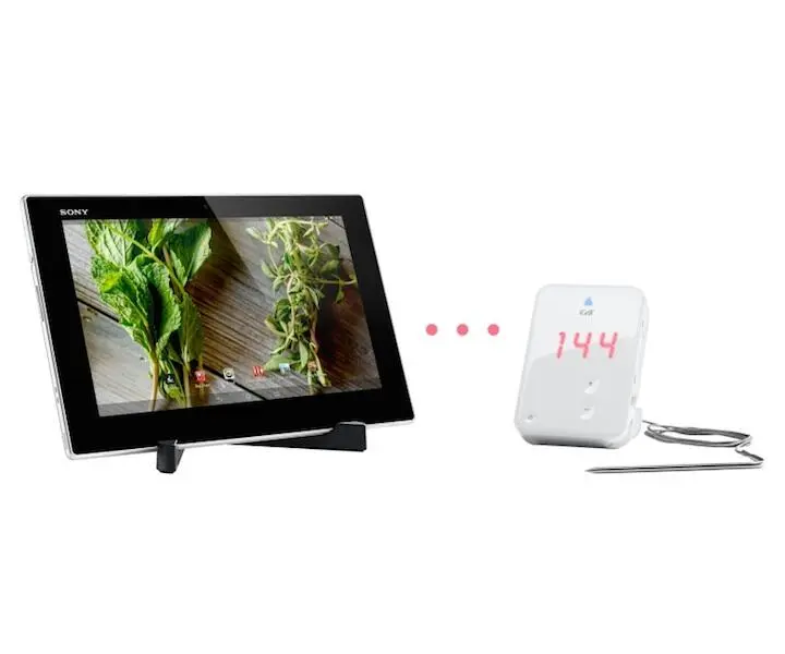 Кроме того в комплект поставки входит беспроводной Bluetoothтермометр iGrill - фото 67