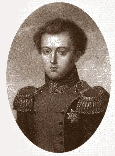 Великий князь Николай Павлович Гравюра Жоно с портрета Л Беннера Великий - фото 31