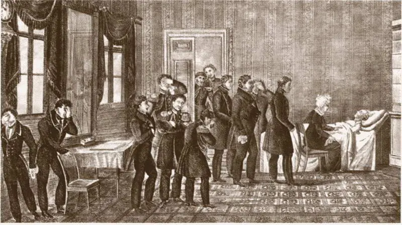 Кончина Александра I в Таганроге 19 ноября 1825 года Гравюра с оригинала И - фото 56