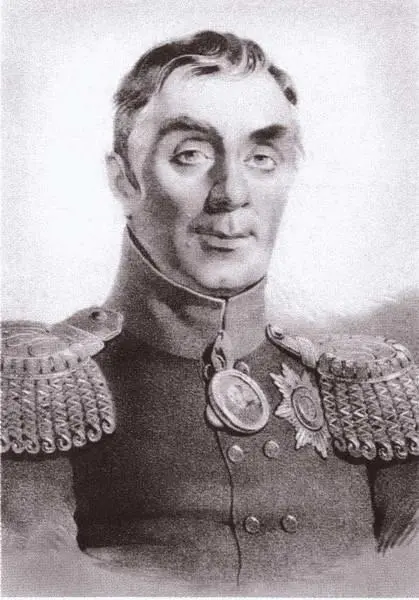 Граф Алексей Андреевич Аракчеев Литография Клюквина с оригинала Доу 1840е - фото 40