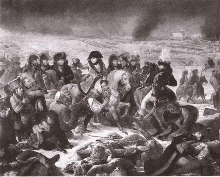 Наполеон на поле битвы при ПрейсишЭйлау Картина Гро 1808 г - фото 67