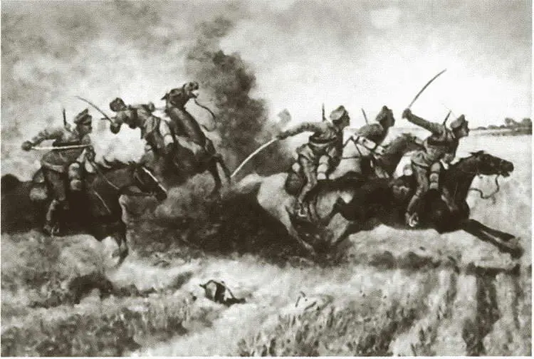 В атаку ВВ Мазуровский 1915 г Князья императорской крови слева - фото 13