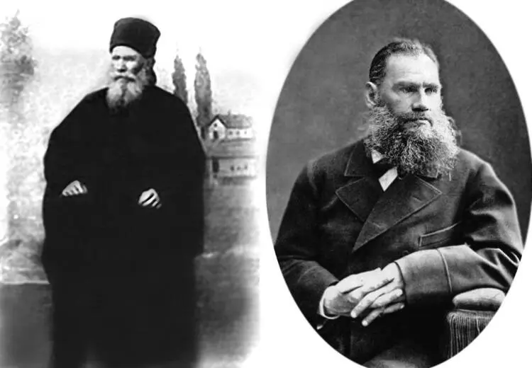 Изображение монаха Иллариона в сравнении с Львом Толстым Еще интереснее с - фото 48