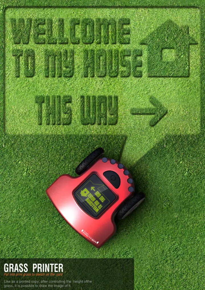 Предполагается что газонокосилка Grass Printer будет оборудована небольшим - фото 26