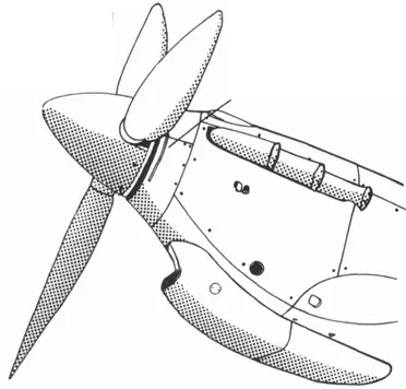 кольцо масляного радиатора Hawker Fury Mk II Hawker Hurricane K5083 - фото 101