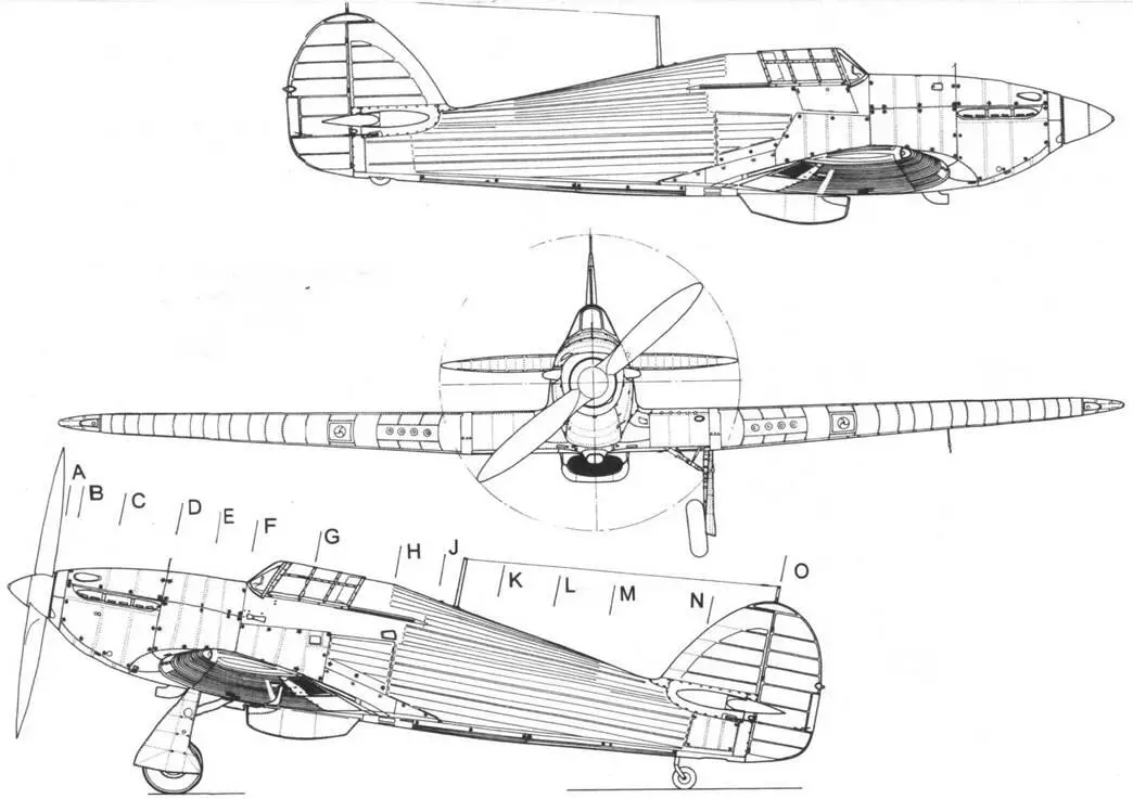 Hawker Hurricane Mk I ранних серим Hawker Hurricane Mk I ранних серий - фото 111