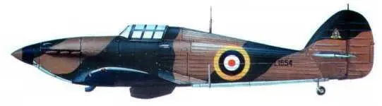 Хоукер Харрикейн Mk I L1654 из 111й Эскадрильи Нортхолт 1938 год Это - фото 158