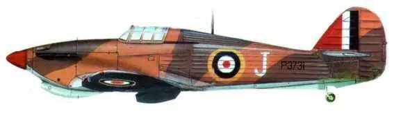 Харрикейн Mk IТ Р1731 из 261й эскадрильи Лука Мальта декабрь 1940 - фото 187