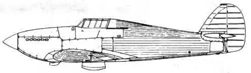 Hurricane Prototype поздний Hurricane Mk IID Hurricane Mk I ранний - фото 61