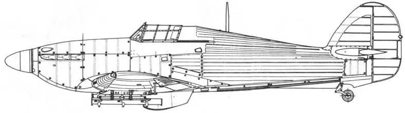 Hawker Hurricane Mk IIA серия 1 с бомбодержателями Hawker Hurricane Mk IIB - фото 11