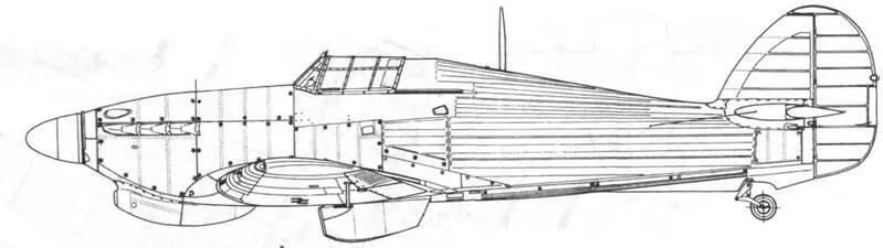 HawkerHurricane Mk IIB T Hawker Hurricanc Mk IIB Hurribomber с 227кг - фото 15