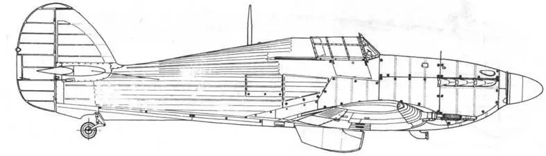 Hawker Hurricane Mk IIC с поздним вариантом пушек Hawker Hurricane Mk IIB с - фото 22
