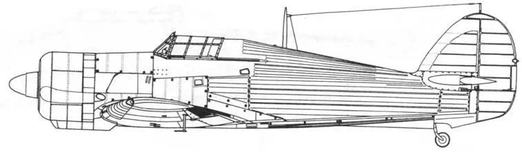 Hawker Hurricane Mk I проект самолета с двигателем Бристоль Кентавр Hawker - фото 3
