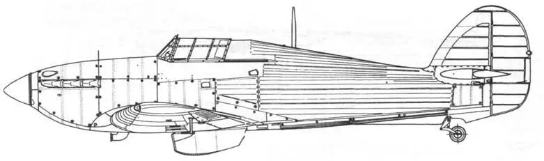 Hawker Hurricane Mk IIA серия 1 с винтом De Havilland Hawker Hurricane Mk - фото 7