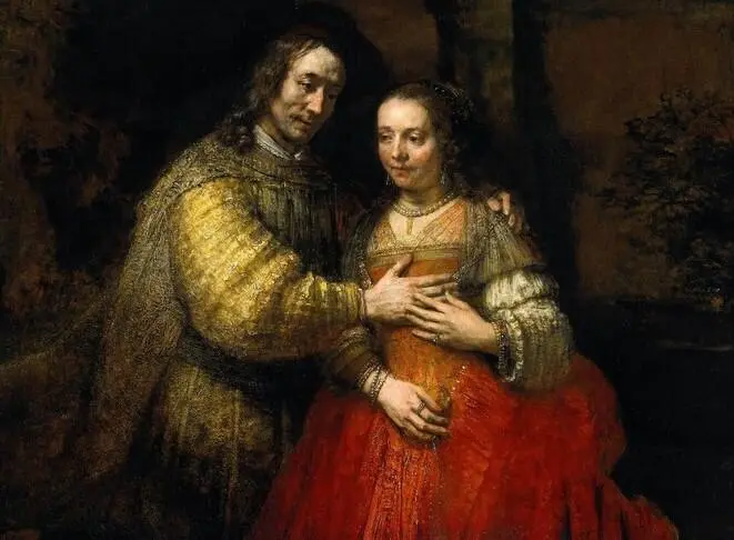 37 Рембрандт ван Рейн Еврейская невеста 16651667 Рука мужчины на груди - фото 39