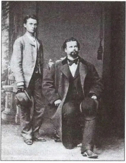 Король Людвиг II и Йозеф Кайнц 1881 г Актер гостил в Линдерхофе целых две - фото 92