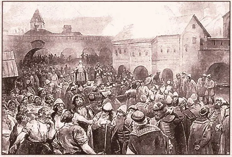 Новгородское вече Художник КВ Лебедев Конец XIX в Великий Новгород - фото 96