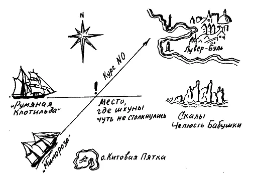 Ветер норд значит дует с севера У Миморозы курс нордост значит на - фото 136