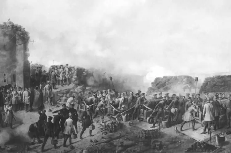 ГФ Шукаев Бой на Малаховом кургане в Севастополе в 1855 году 1856 - фото 65