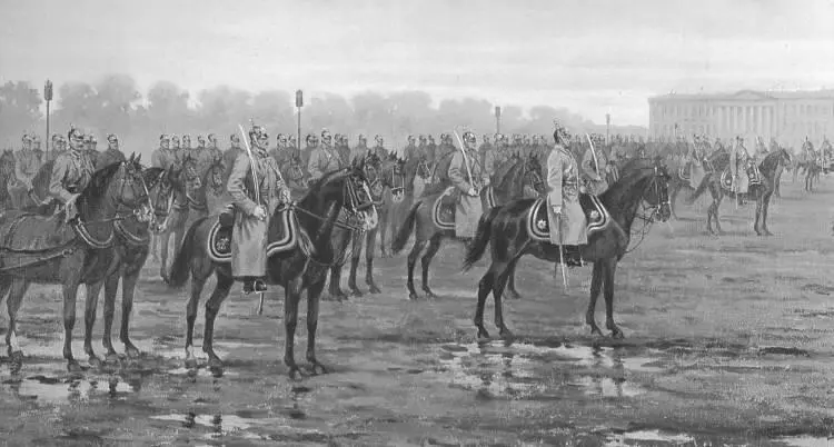 ВВ Мазуровский Парад на Марсовом поле 23 ноября 1878 г 5я батарея - фото 67