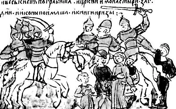Взятие Киева владимирским князем Андреем Боголюбским в 1169 г В плен тогда - фото 18