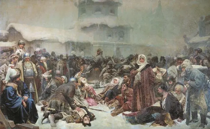 Уничтожение новгородского веча Художник КВ Лебедев 1889 г Его наняли - фото 54